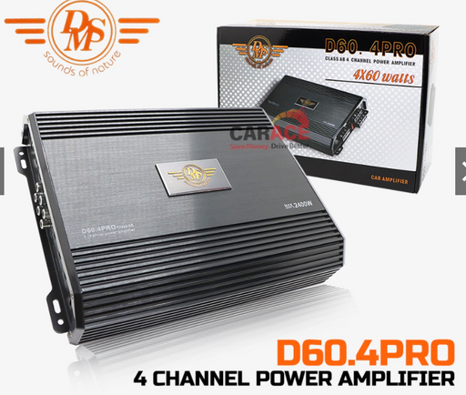 DMS D60.4PRO | 4 Channel Power Amplifier MOSFET | 4CH Car Power Amplifier 2400W