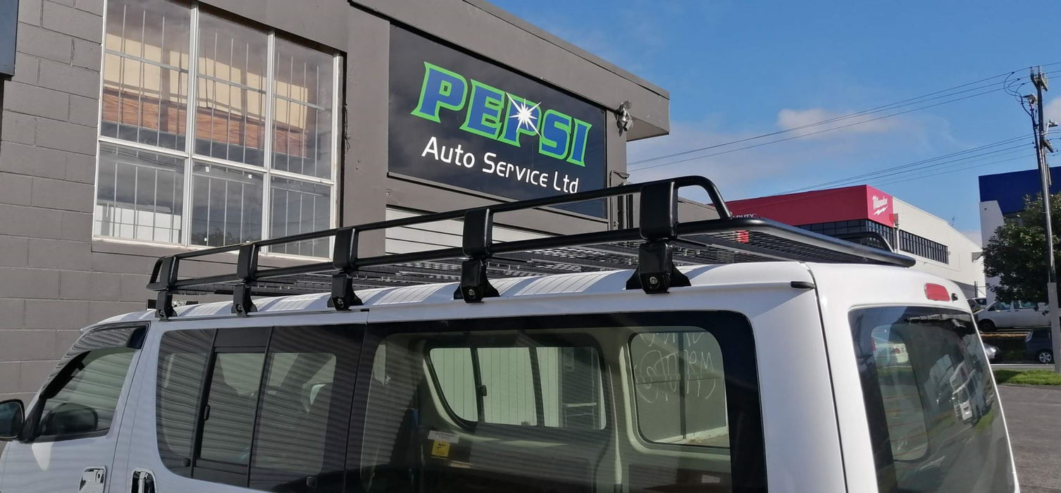 TOYOTA HIACE 2005 ON  Tradesman Style ROOF RACK TRADIE TRAY 2900x1460mm Basket