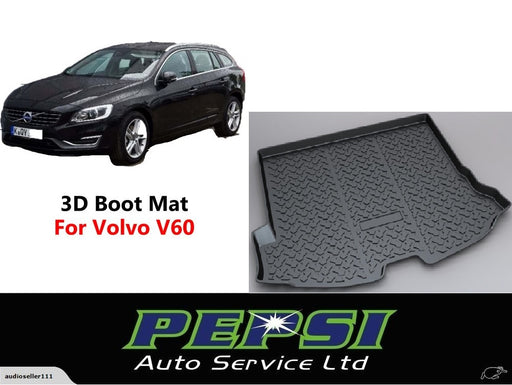 3D Boot Liner / Cargo Mat / Trunk liner Tray for  Volvo V60 2010-2016