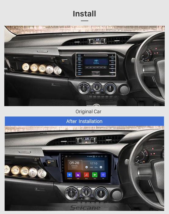 Philips - Toyota HILUX 2015+ OEM 10" GPS NAV ANDROID BLUETOOTH STEREO  Camera in