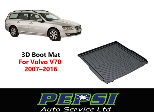 3D Boot Liner / Cargo Mat / Trunk liner Tray for  --  Volvo V70  	2007–2016