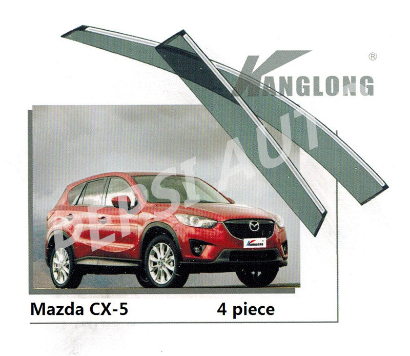 Door Visor / Weather Shield / Monsoon Guard For MAZDA CX-5 CX 5 (4 PIE —  Pepsi Auto Service