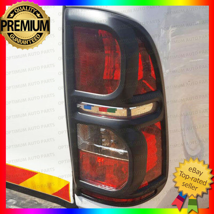 TailLight Tail light Cover for Toyota Hilux 2012-2015 (Matte Black)