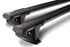 Black Aluminium Roof Rack 1.4M Cross 3 x bars Silent Design - NISSAN NV350 NV200