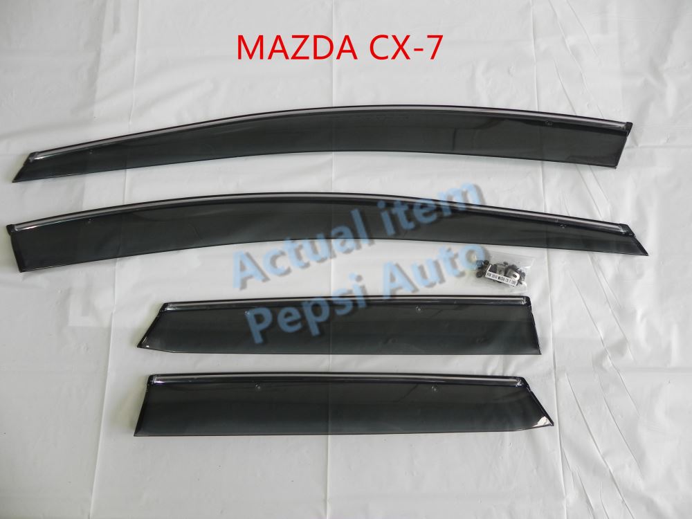 Door Visor / Weather Shield / Monsoon Guard For  MAZDA CX-7  CX7 (4 PIECE)