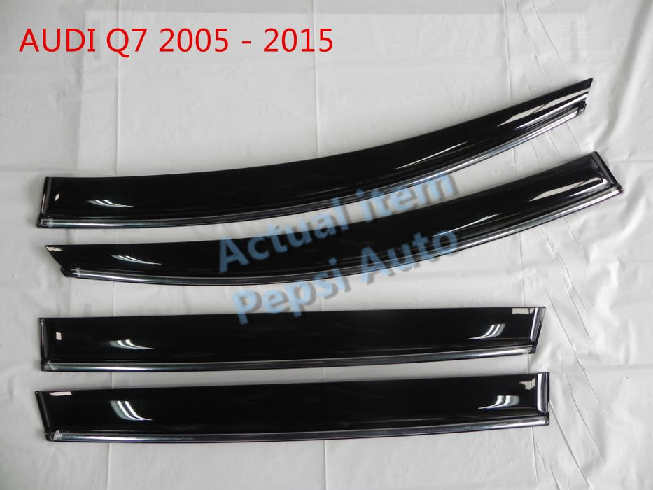 Door Visor / Weather Shield / Monsoon Guard For AUDI Q7 2005 - 2015  (4 PIECE)