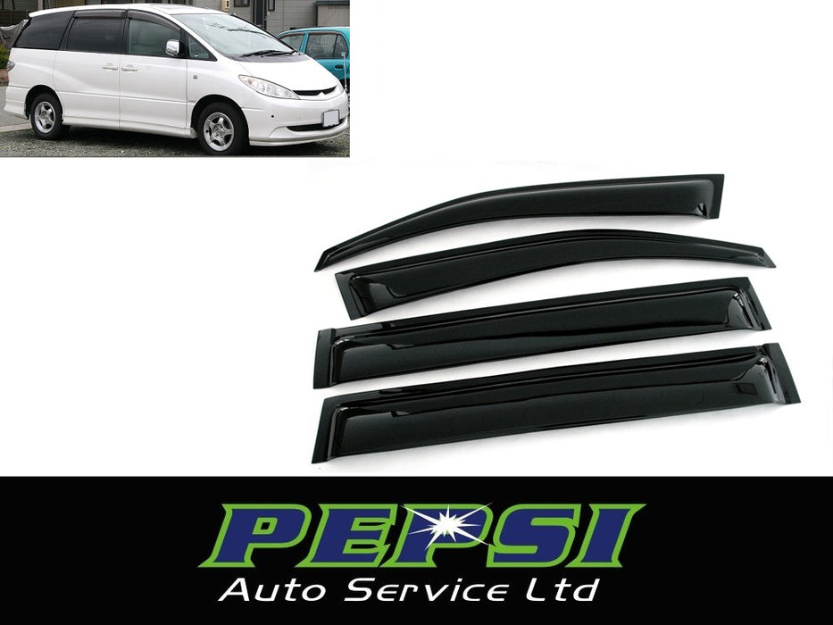 Door Visor / Weather Shield / Monsoon Guard for Toyota Estima / Previa 2000-2005