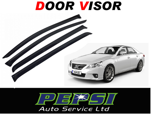 Door Visor / Weather Shield / Monsoon Guard for Toyota MarkX 2010+