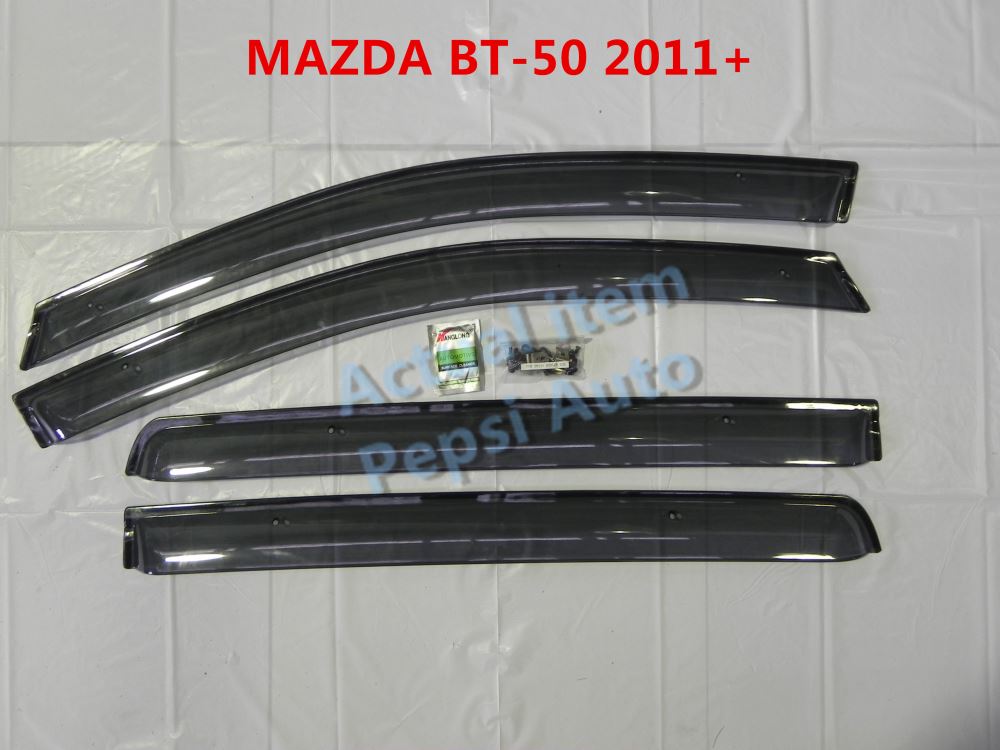 Door Visor / Weather Shield / Monsoon Guard For  FOR MAZDA BT-50 2011+