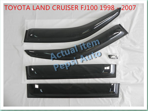 Door Visor / Weather Shield / Monsoon Guard for LAND CRUISER 100 series(4 PIECE)1998-2007