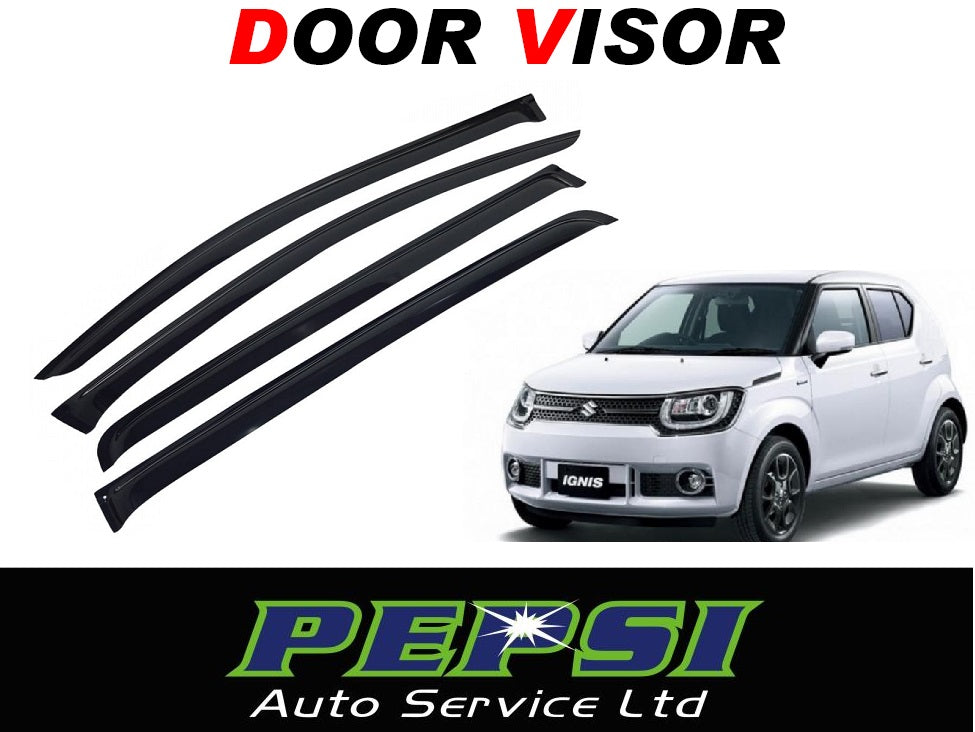 Door Visor / Weather Shield / Monsoon Guard For SUZUKI IGNIS 2016+