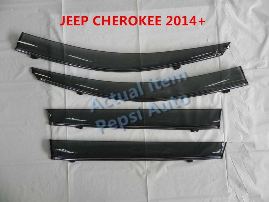 Door Visor / Monsoon Guard For   Jeep Cherokee 2014+