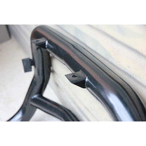 OEM BLACK Stainless Steel Nudge Bar for Toyota Hilux 2015 +