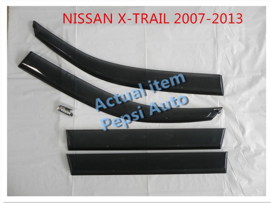 Door Visor / Weather Shield / Monsoon Guard For X TRAIL X-TRAIL 07-13 (4 PIECE)