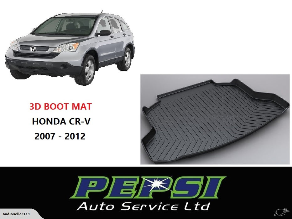 3D Boot Liner / Cargo Mat / Trunk liner Tray for HONDA CRV CR-V CR V 2007 - 2012