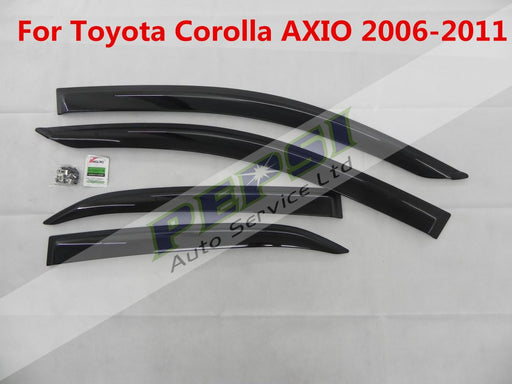 Door Visor / Weather Shield / Monsoon Guard for Toyota Corolla AXIO 2006 - 2011