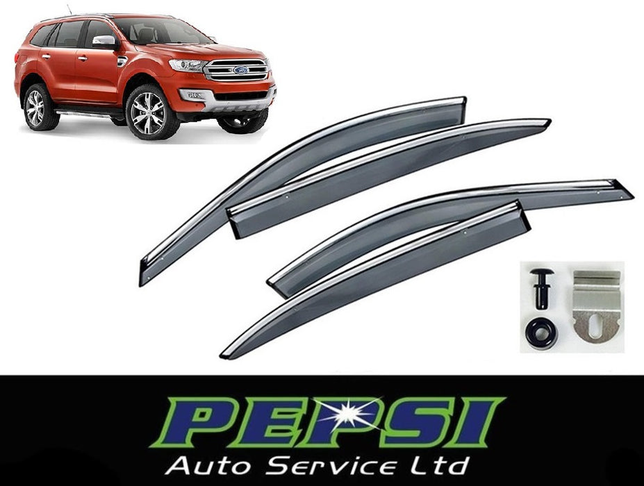 Door Visor / Weather Shield / Monsoon Guard - Ford Everest (2015–present)