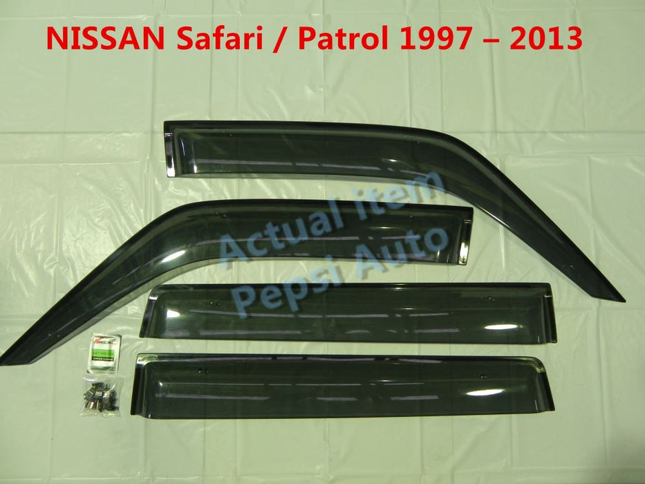 Door Visor / Weather Shield / Monsoon Guard for Safari / Patrol  Y61 97–13