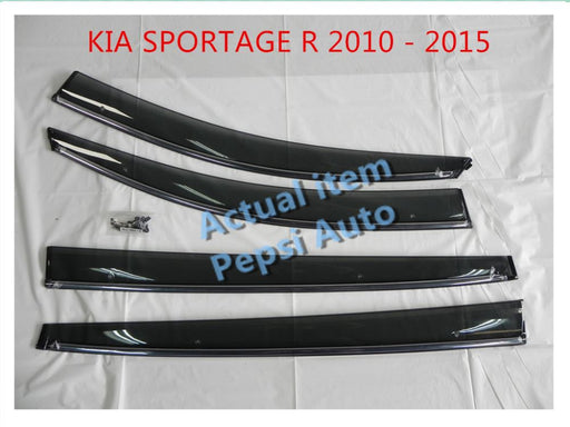 Door Visor / Weather Shield / Monsoon Guard For KIA SPORTAGE R 2010 - 2015