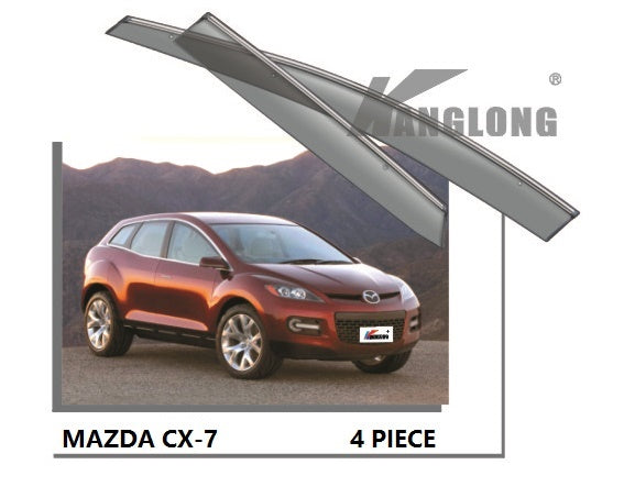 Door Visor / Weather Shield / Monsoon Guard For  MAZDA CX-7  CX7 (4 PIECE)