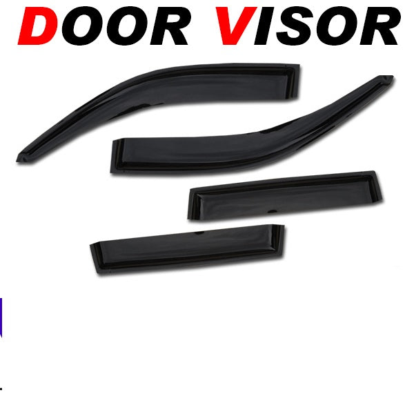 Door Visor / Weather Shield / Monsoon Guard for TOYOTA PRADO 2018+  (4 PIECE)