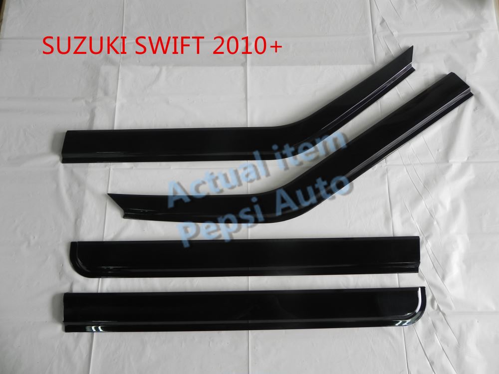 Door Visor / Weather Shield / Monsoon Guard For SUZUKI SWIFT 2010+ (4 PIECE)