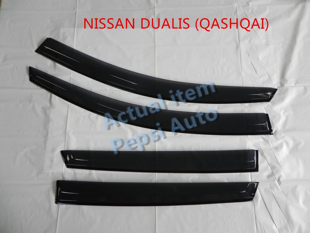 Door Visor / Weather Shield / Monsoon Guard For NISSAN DUALIS / Qashqai  06–-13