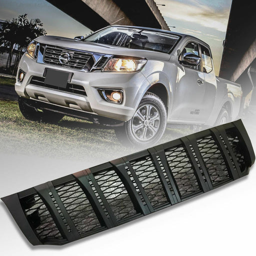 MATT  BLACK FRONT GRILLE GRILL FIT FOR NISSAN NAVARA NP300 2014+