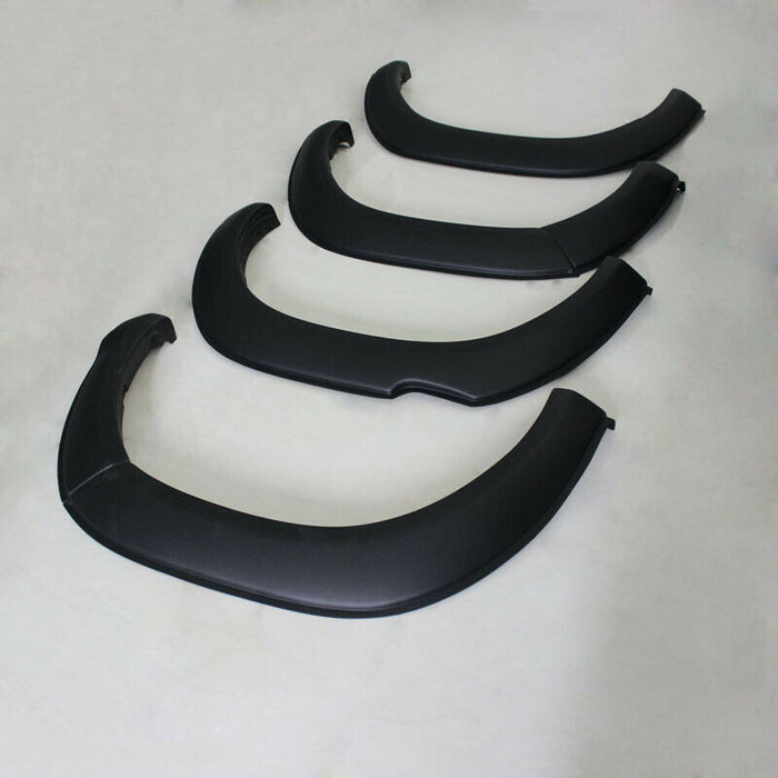 MATT BLACK OEM FENDER FLARE WHEEL ARCH WITH NUT FOR TOYOTA HILUX 2018+ New Shape