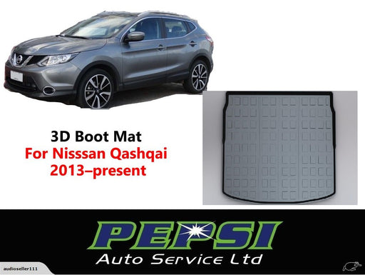 3D Boot Liner / Cargo Mat / Trunk liner Tray for Nisssan Qashqai 2013–present