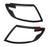 Ford Ranger Headlight Light Covers 2012 - 2015  (MATTE BLACK) ( Pair）