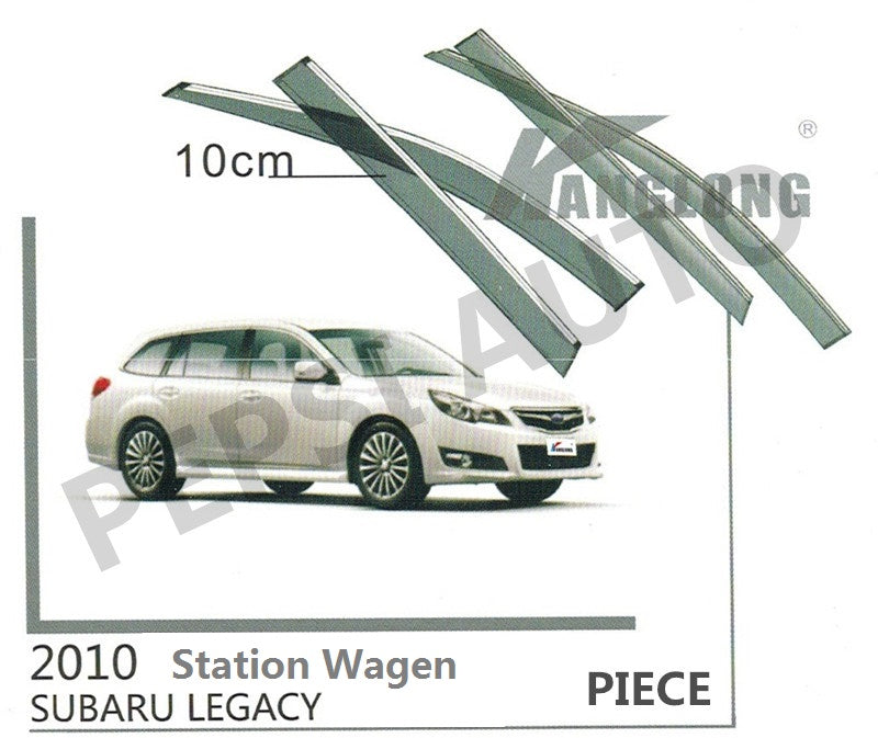 Door Visor / Weather Shield / Monsoon Guard For  SUBARU LEGACY 2008+ (4 PIECE)