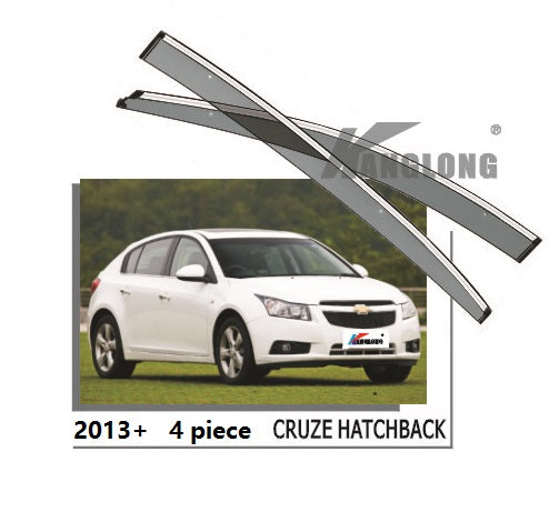 Door Visor / Weather Shield / Monsoon Guard For HOLDEN CRUZE 08-14 (Hatchback )