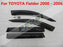 Door Visor / Weather Shield / Monsoon Guard for TOYOTA Fielder 2000  -  2006