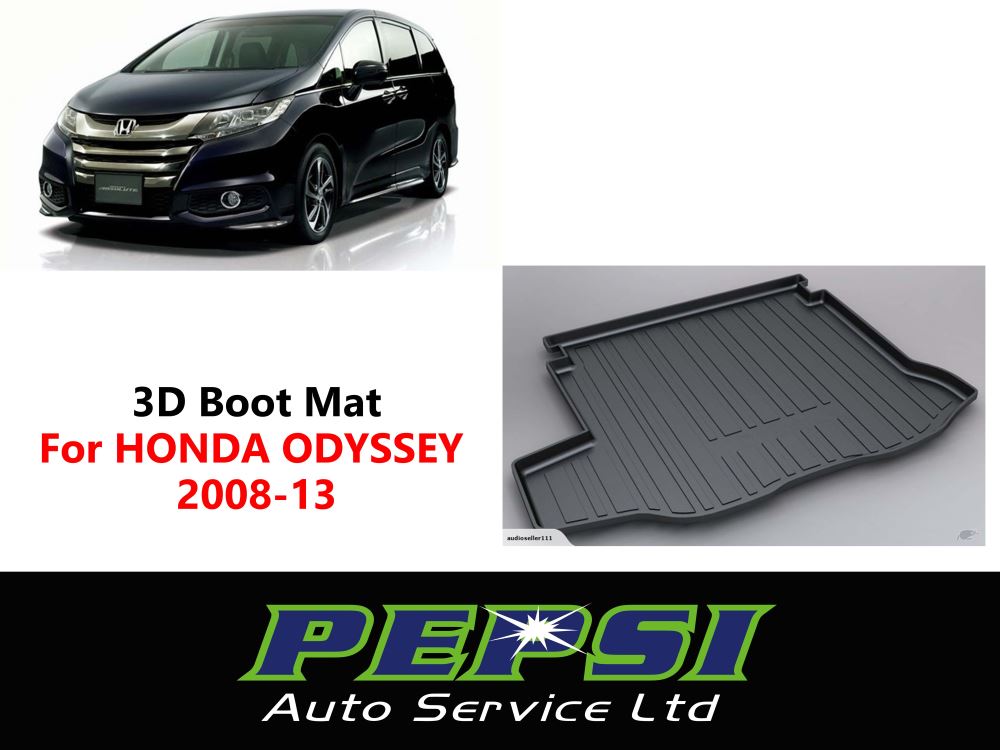 3D Boot Liner / Cargo Mat / Trunk liner Tray for HONDA ODYSSEY 2008 - 2013