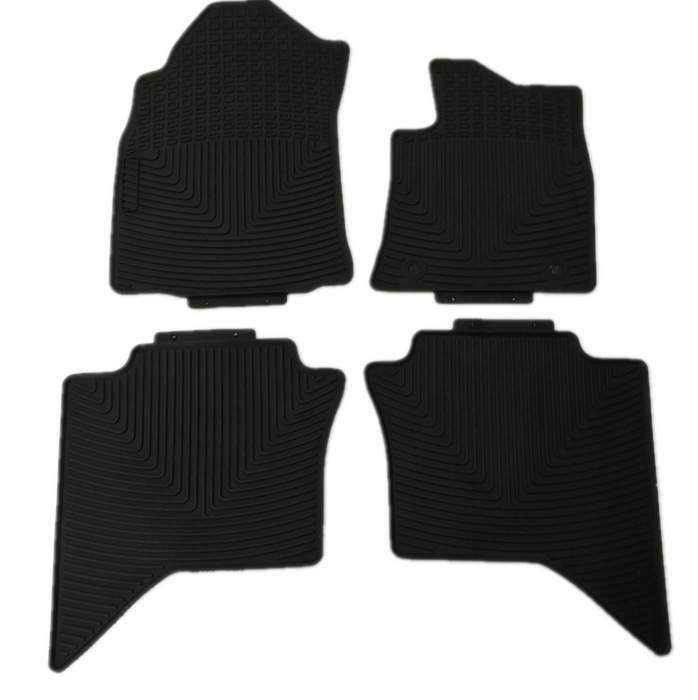 All Weather Rubber Latex Floor Mat Mats for TOYOTA  HILUX  2015+