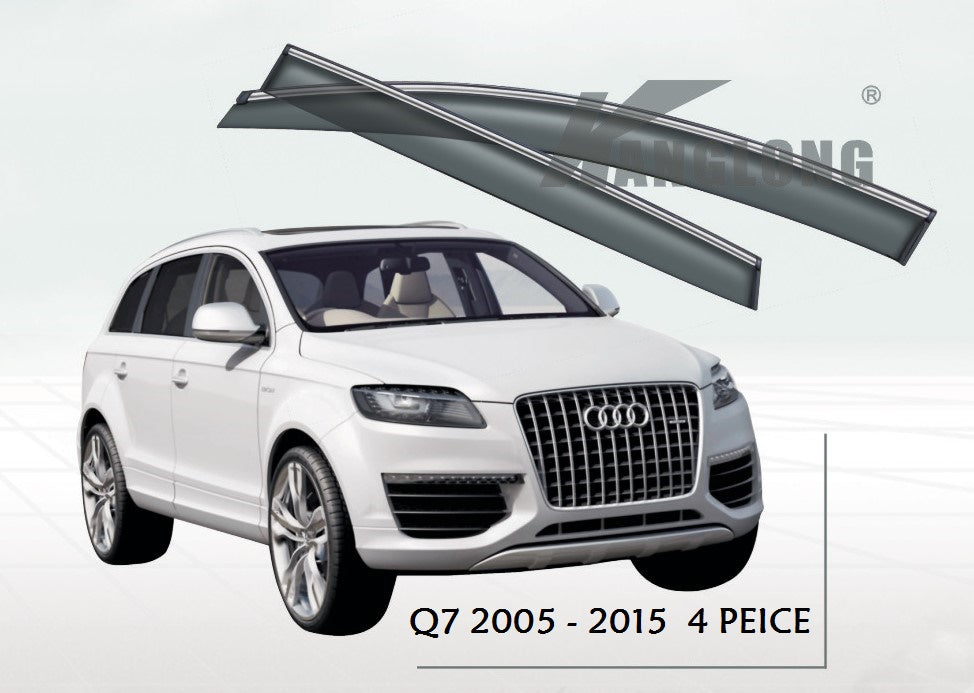 Door Visor / Weather Shield / Monsoon Guard For AUDI Q7 2005 - 2015  (4 PIECE)