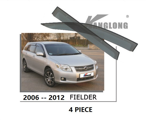 Door Visor / Weather Shield / Monsoon Guard for TOYOTA Fielder 2006  -  2012